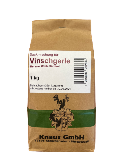 Vinschgerle Backmischung Meraner Mühle Südtirol