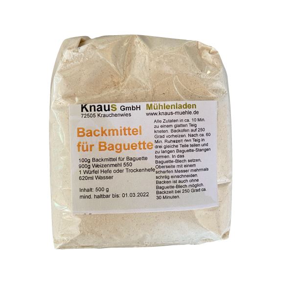Backmittel für Baguette