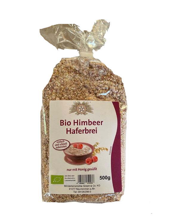 Bio Himbeer Haferbrei