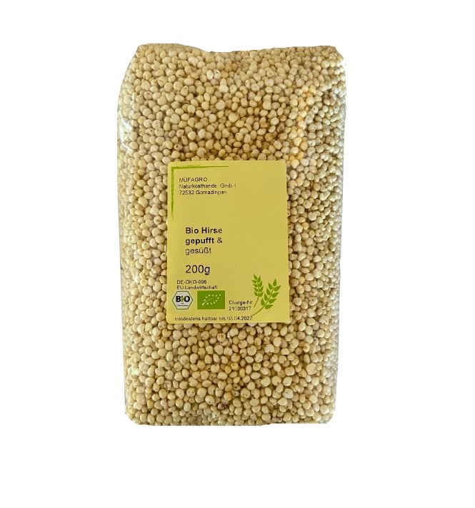 Bio Hirse gepufft & gesüßt
