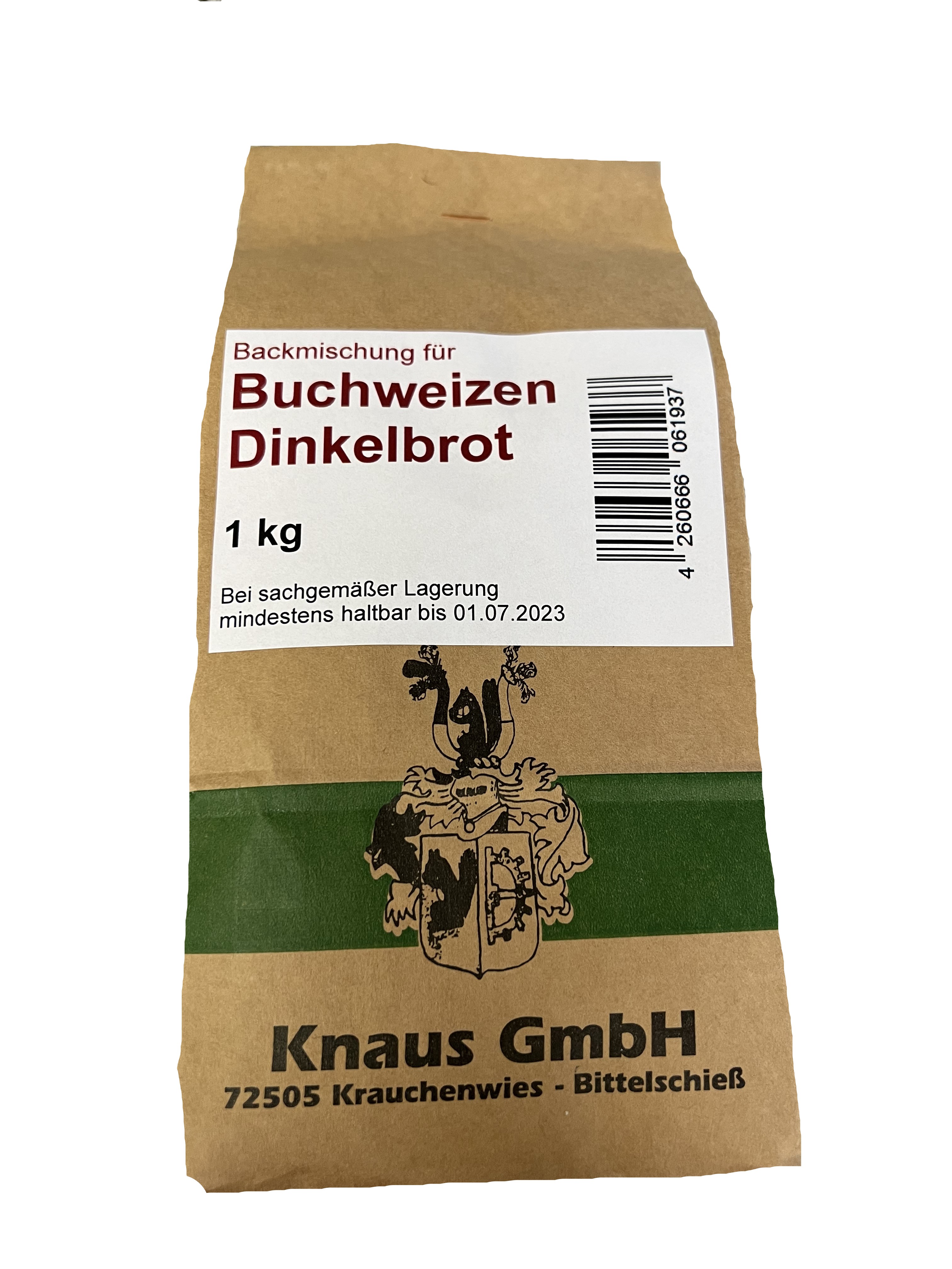 Buchweizen-Dinkelbrot Backmischung